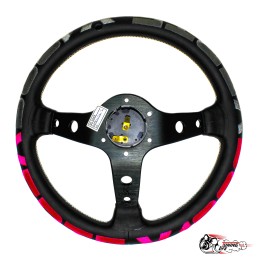 Руль Vertex 1996 кожа вынос розовый