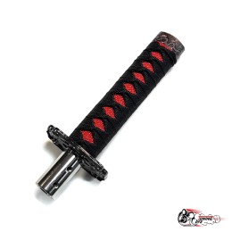 Насадка на КПП меч самурая Черная с Красным 20см