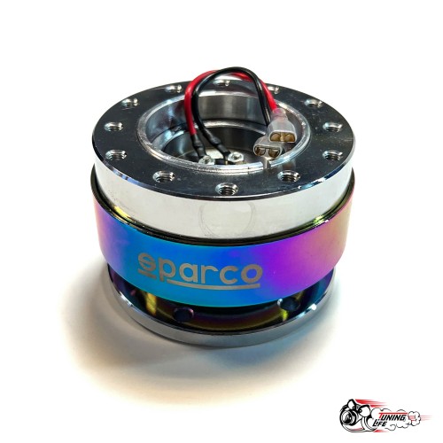 Переходник под руль спарко (быстросъем) НЕО-хром V2