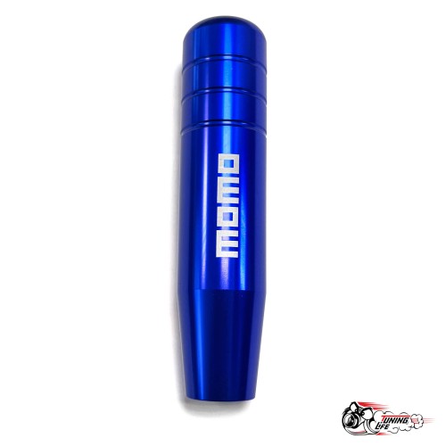 Насадка на ручку КПП МОМО цилиндр гладкий (синий)