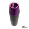 Насадка на ручку КПП мейхуа на фоне карбон фиолетовая 13см