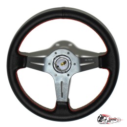 руль Nardi Deep Corn перф. кожа серый центр средний вынос (7СМ) (6х74) D35