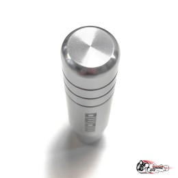 Насадка на ручку КПП МОМО цилиндр гладкий (серебро)