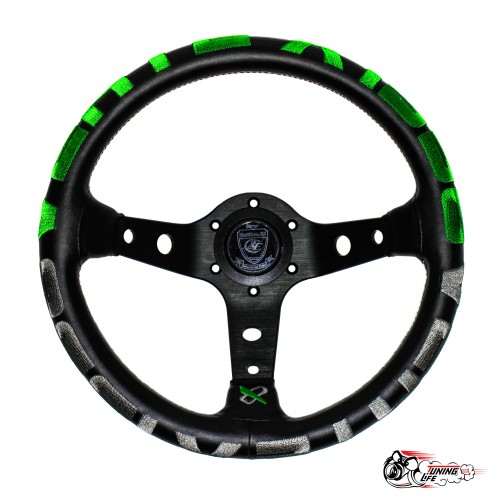 Руль Vertex 1996 кожа вынос зеленый