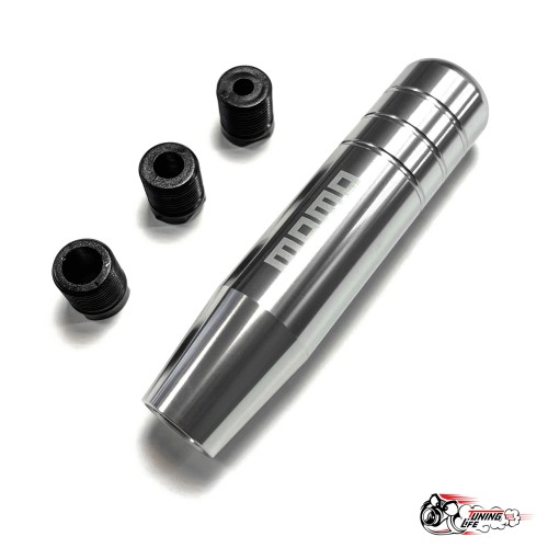 Насадка на ручку КПП МОМО цилиндр гладкий (серебро)