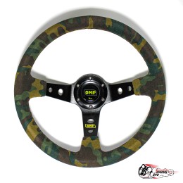 руль OMP вынос камуфляж замша