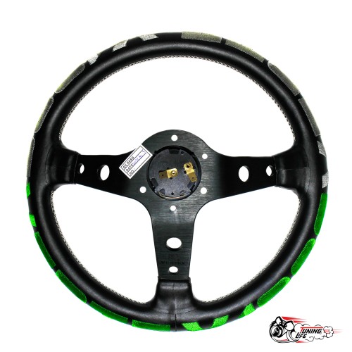 Руль Vertex 1996 кожа вынос зеленый