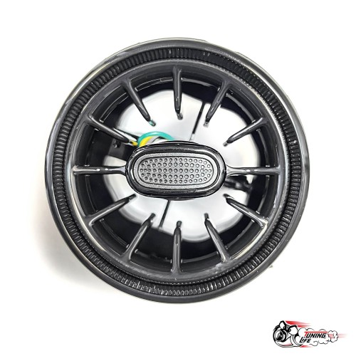 Воздуховоды AMG Гранта регулируемые Черные,4 шт, 8 цветов, 2 варианта управления, Пульт и Приложение