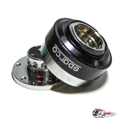 Переходник под руль спарко (быстросъем) черный