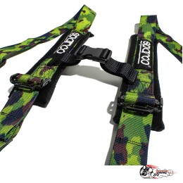 Ремни Sparco камуфляж с мягкой вставкой 4 точки Станадрт застежка