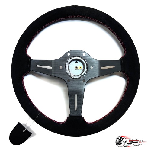 руль Nardi Deep Corn алькантара серый центр средний вынос (7СМ) (6х74) D35