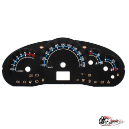 Шкала Приора,Калина,10-12(после 7го г.в) в стиле Vesta синяя