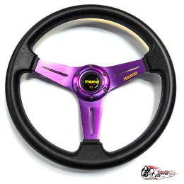 Руль МОМО без вылета фиолетовый (бюджет)