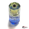Насадка на ручку КПП дрифтовая 15см 3 цвета кристалл (синий белый желтый)