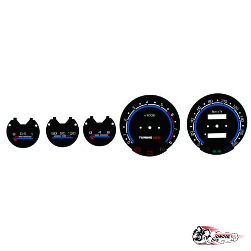 Шкала 2106 под стандартные датчики КАРБ в стиле Приора 2