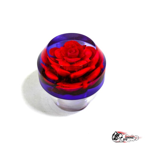 насадка на ручку КПП "розочка" синий фон