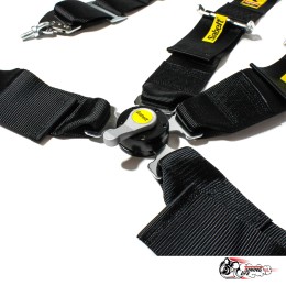 Ремни SABELT ЧЕРНЫЕ 4 точки (быстросъем)