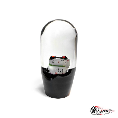 Насадка на ручку КПП с котом черная