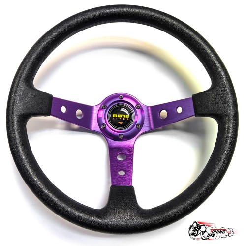 Руль МОМО вынос фиолетовый (бюджет)
