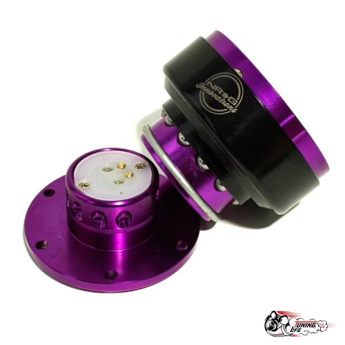 Переходник под руль NRG со звуком (быстросъем) Фиолетовый