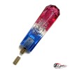 Насадка на ручку КПП дрифтовая 15см 3 цвета кристалл (красный белый синий)