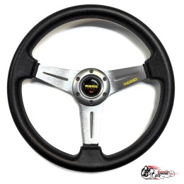 Руль МОМО без вылета серый (бюджет)