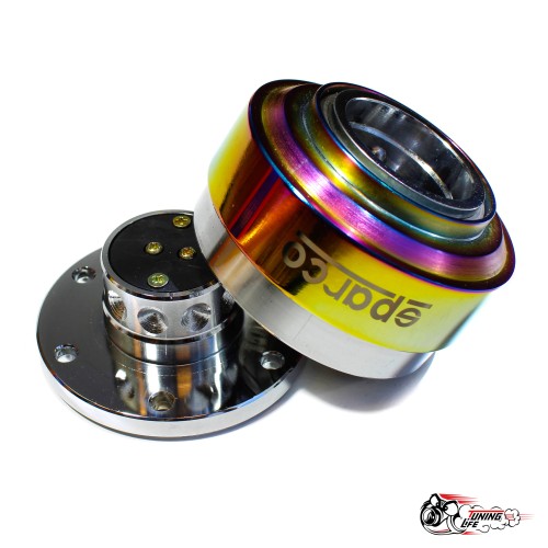 Переходник под руль спарко (быстросъем) НЕО-хром