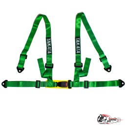 Ремни ТАКАТА ЗЕЛЕНЫЕ 4 точки стандартная застежка (2 дюйма)