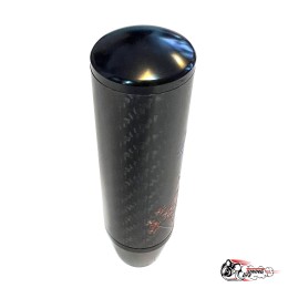 Насадка на ручку КПП мейхуа на фоне карбон черная 13см