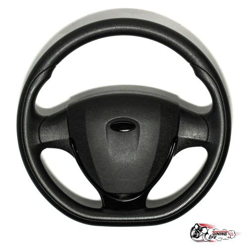 Руль Приора 2 черный 2101/2121 со скосом снизу