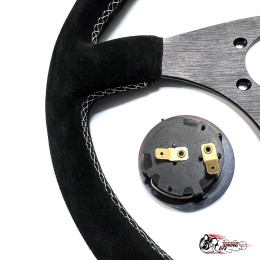 Руль Keys racing замша без вылета