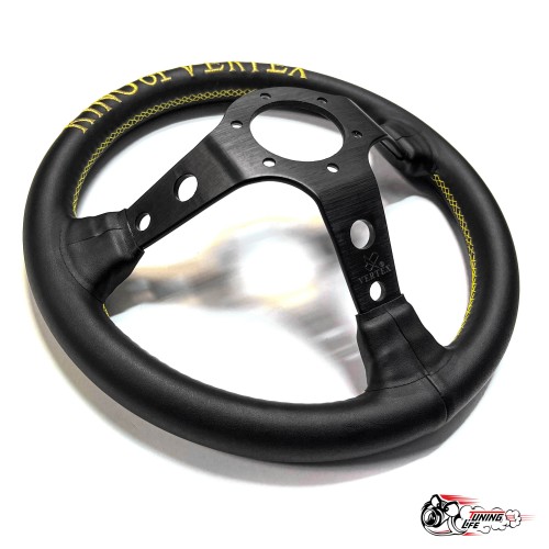 Руль King of Vertex золото (кожа) D32