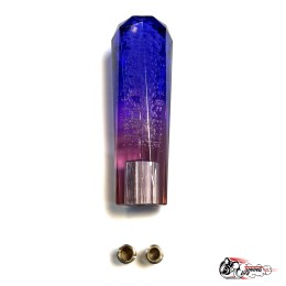 Насадка на ручку КПП дрифтовая 15см 3 цвета кристалл (синий фиолетовый красный)