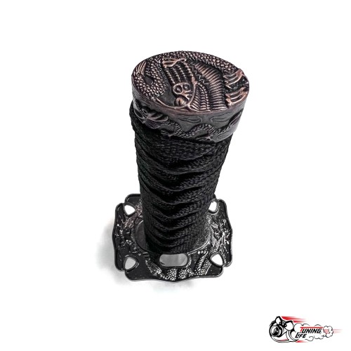 Насадка на КПП меч самурая Черная с Красным 20см