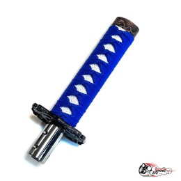 Насадка на КПП меч самурая Синяя с Белым 20см