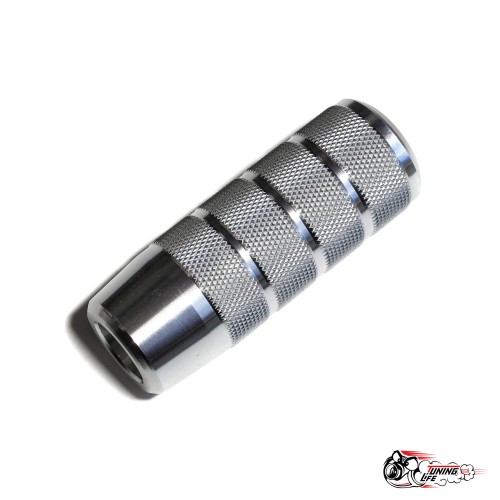 Насадка на ручку КПП МОМО цилиндр (серебро)