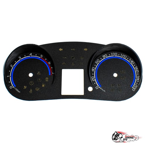 Шкала Гранта в стиле Приора 2 синяя