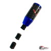Насадка на ручку КПП мейхуа на фоне карбон синяя 8,5см