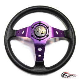 Руль МОМО вынос фиолетовый (бюджет)