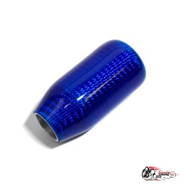 насадка на ручку кпп цилиндр карбон синий