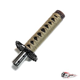 Насадка на КПП меч самурая Золотая с Черным 20см