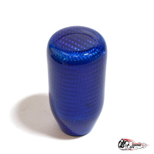 насадка на ручку кпп цилиндр карбон синий