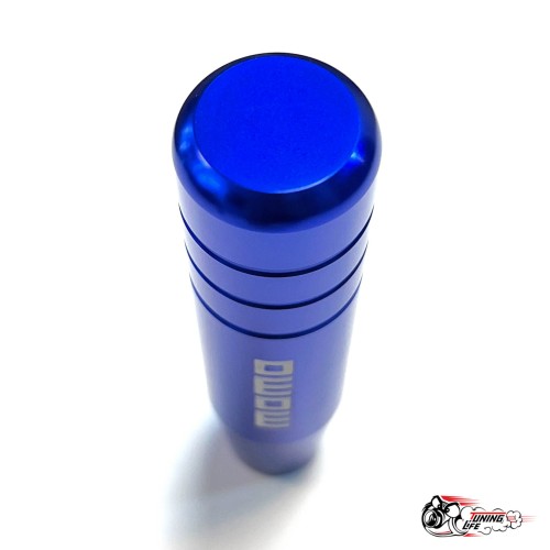 Насадка на ручку КПП МОМО цилиндр гладкий (синий)