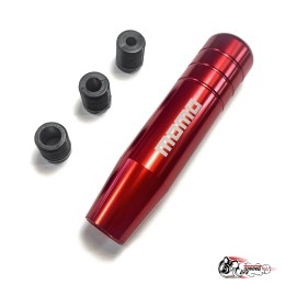 Насадка на ручку КПП МОМО цилиндр гладкий (красный)