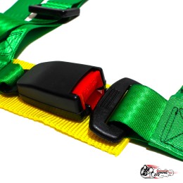 Ремни ТАКАТА ЗЕЛЕНЫЕ 4 точки стандартная застежка (2 дюйма)