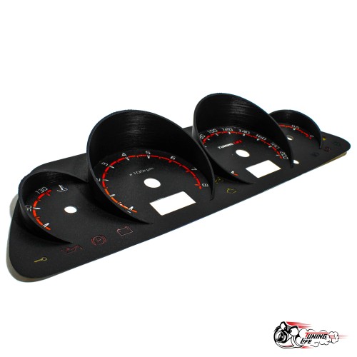 Шкала 2123 / Нива ВДО в стиле Vesta (красная)