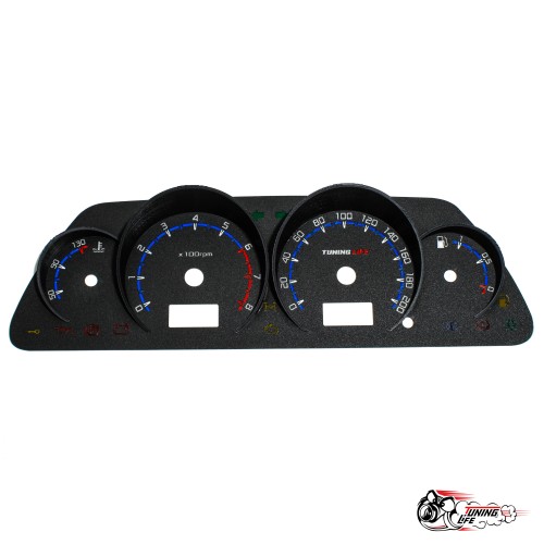 Шкала 2123/ Нива ВДО в стиле Vesta (синяя)