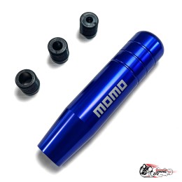 Насадка на ручку КПП МОМО цилиндр гладкий (синий)