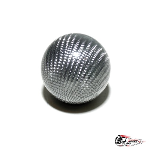 Насадка на ручку КПП шар карбон серый