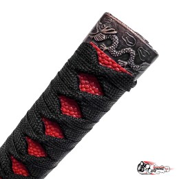 Насадка на КПП меч самурая Черная с Красным 20см